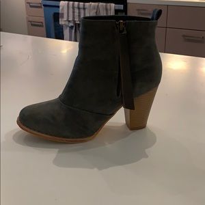 Grey Heeled Lulus Bootie
